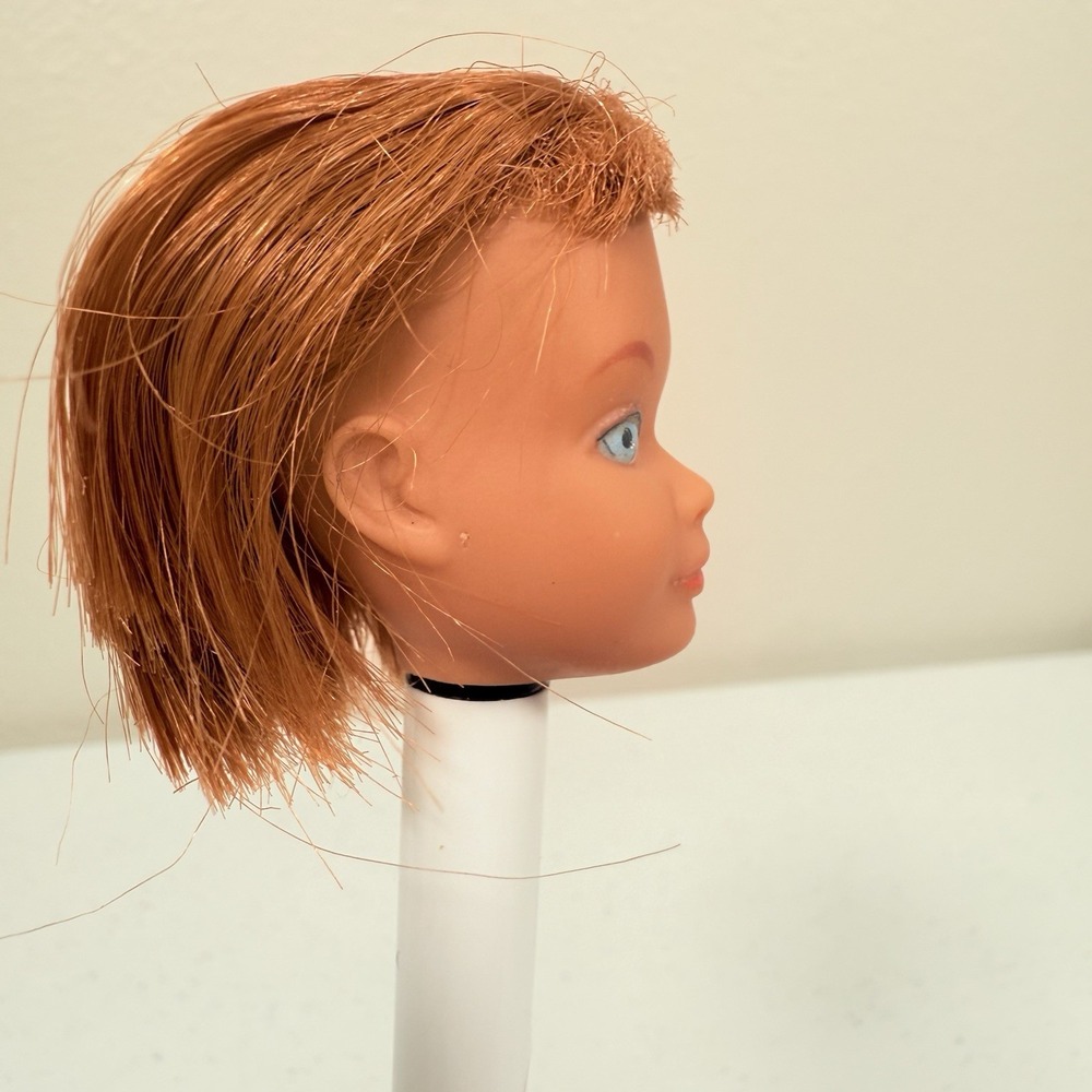 Vintage Mattel Skipper Doll Head Redhead TLC Replacement Part Unmarked Barbie - Picture 6 of 10